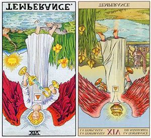 塔罗牌节制逆位代表什么含义节制牌面解析